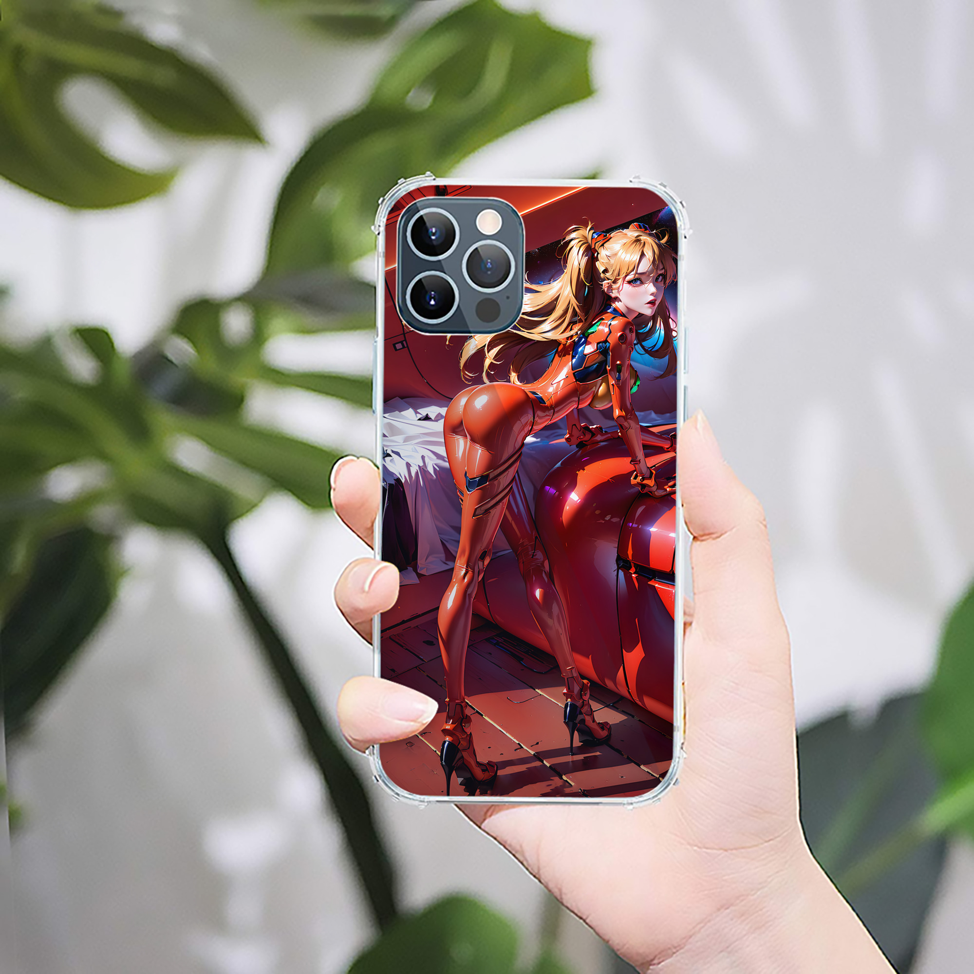 （画像用） EVA 新世紀エヴァンゲリオン 【iPhone 12シリーズ対応】透明スマホケース（クリアソフトケース）